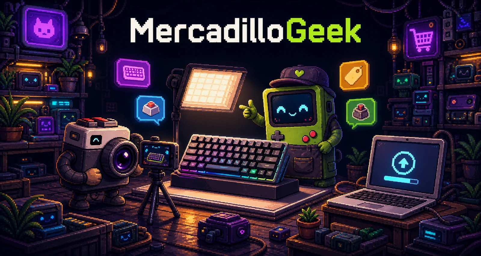 Preparando un anuncio tecnológico