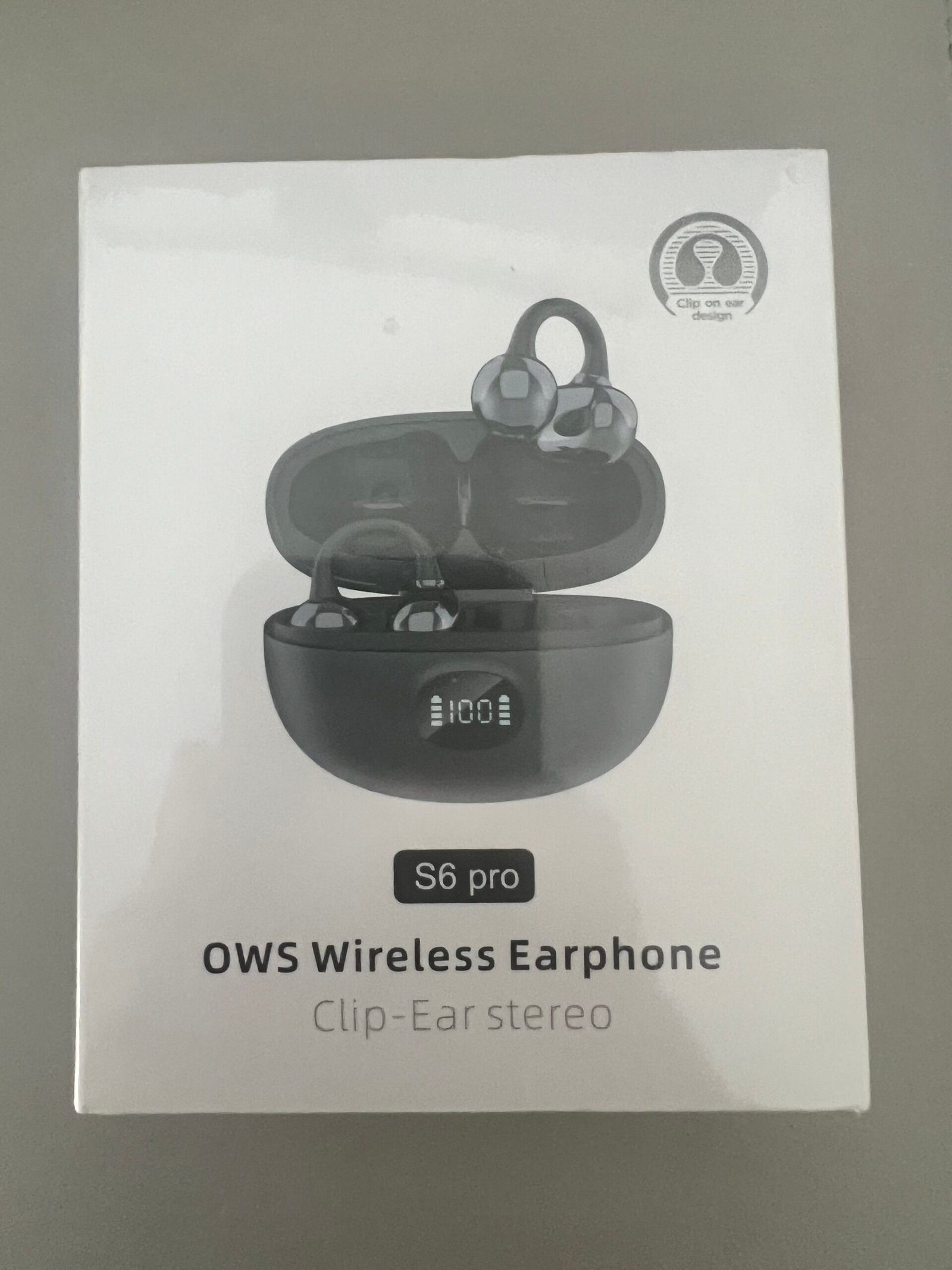 Auriculares bluetooth pinza