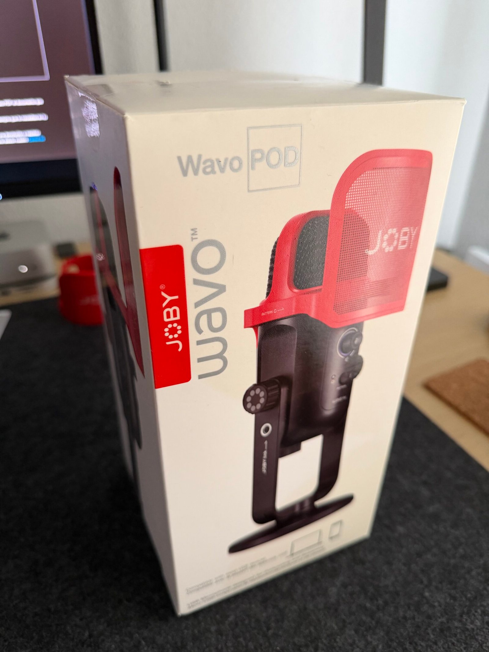Micrófono USB Joby Wavo Pod Negro/Rojo
